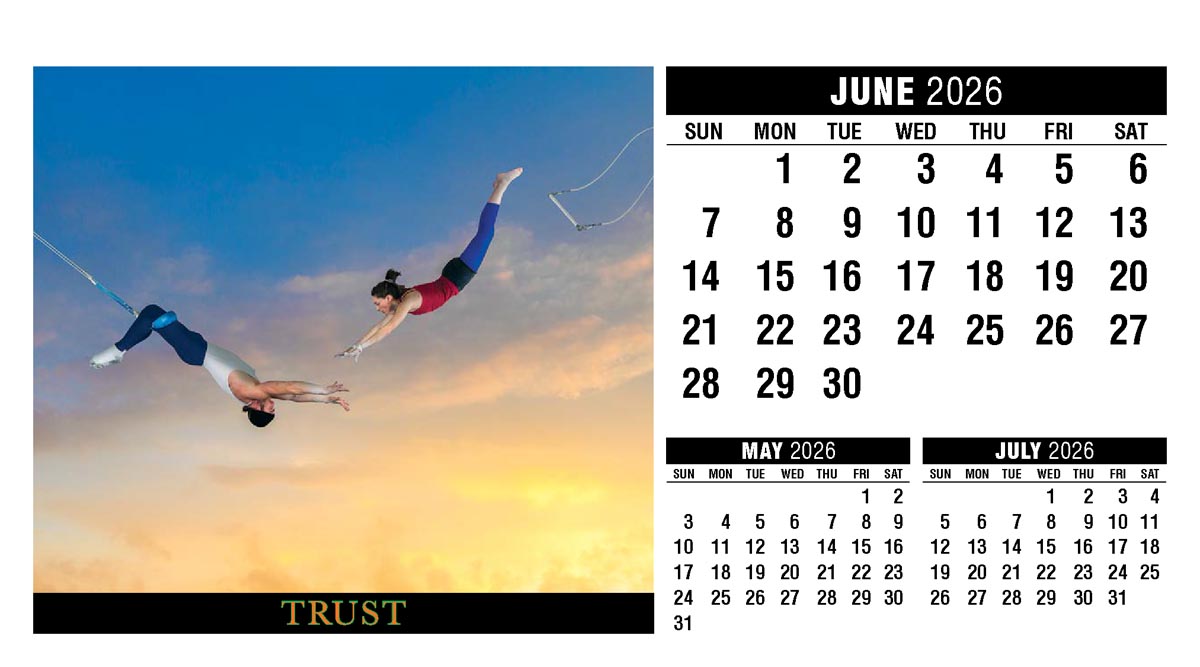 Galleria Motivation Promotional Desk Calendar - 2026